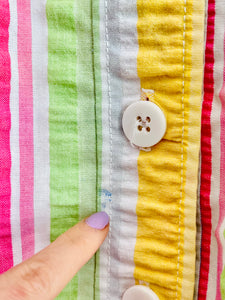 Vintage 1970s pastel stripes jacket