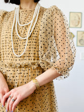 Load image into Gallery viewer, Dreamy flocked polka dot tulle dress
