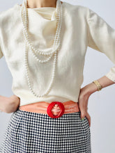Load image into Gallery viewer, Vintage 1940s silk satin blouse
