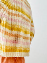Load image into Gallery viewer, Pastel stripes cardigan/sweater

