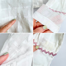 Load image into Gallery viewer, Antique Edwardian Sailor Style Cotton Top
