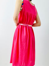 Load image into Gallery viewer, Vintage 1960s pink terrycloth dress
