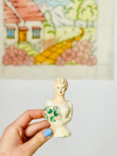 Load image into Gallery viewer, Vintage 1930s Lady Figurine with Flowers Bouquet
