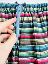 Load image into Gallery viewer, Vintage rainbow colors maxi skirt
