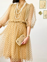 Load image into Gallery viewer, Dreamy flocked polka dot tulle dress
