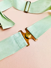 Load image into Gallery viewer, Antique Edwardian French adjustable ribbon sash
