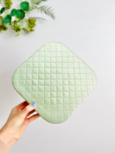Load image into Gallery viewer, Vintage 1930s pastel quilted satin trinket boxes

