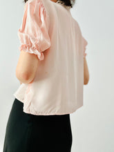 Load image into Gallery viewer, Vintage 1930s pink lace bed jacket

