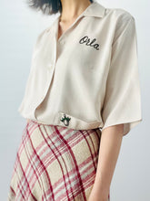 Load image into Gallery viewer, Vintage 1970s Plaid High Waisted A Line Skirt
