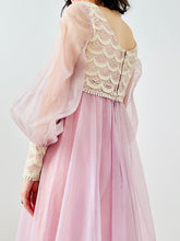 Load image into Gallery viewer, Vintage 1970s lilac organza dress
