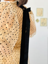 Load image into Gallery viewer, Dreamy flocked polka dot tulle dress
