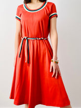 Load image into Gallery viewer, Vintage watermelon red dress
