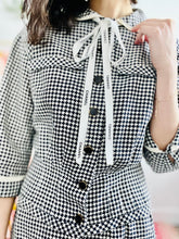 Load image into Gallery viewer, Vintage Nelly Don Houndstooth Dress Set
