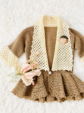 Load image into Gallery viewer, Vintage 1930s Knitted Cardigan Crochet Jacket
