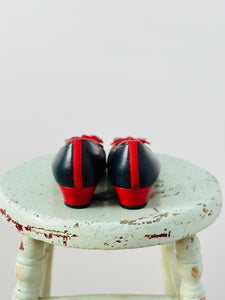 Vintage Bob Baker colorblock flats