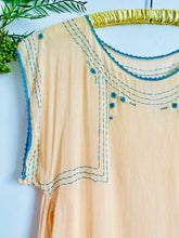 Load image into Gallery viewer, Vintage 1920s embroidered dress lingerie gown

