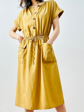 Load image into Gallery viewer, Mustard color day dress

