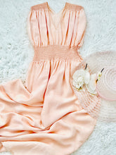 Load image into Gallery viewer, Vintage pink smocked lingerie dress
