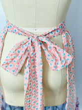 Load image into Gallery viewer, Vintage 1930s pastel floral ruffled apron
