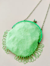 Load image into Gallery viewer, Antique 1920s pastel green beaded flapper bag
