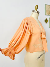 Load image into Gallery viewer, SOLD…Vintage 1930s silk bed jacket

