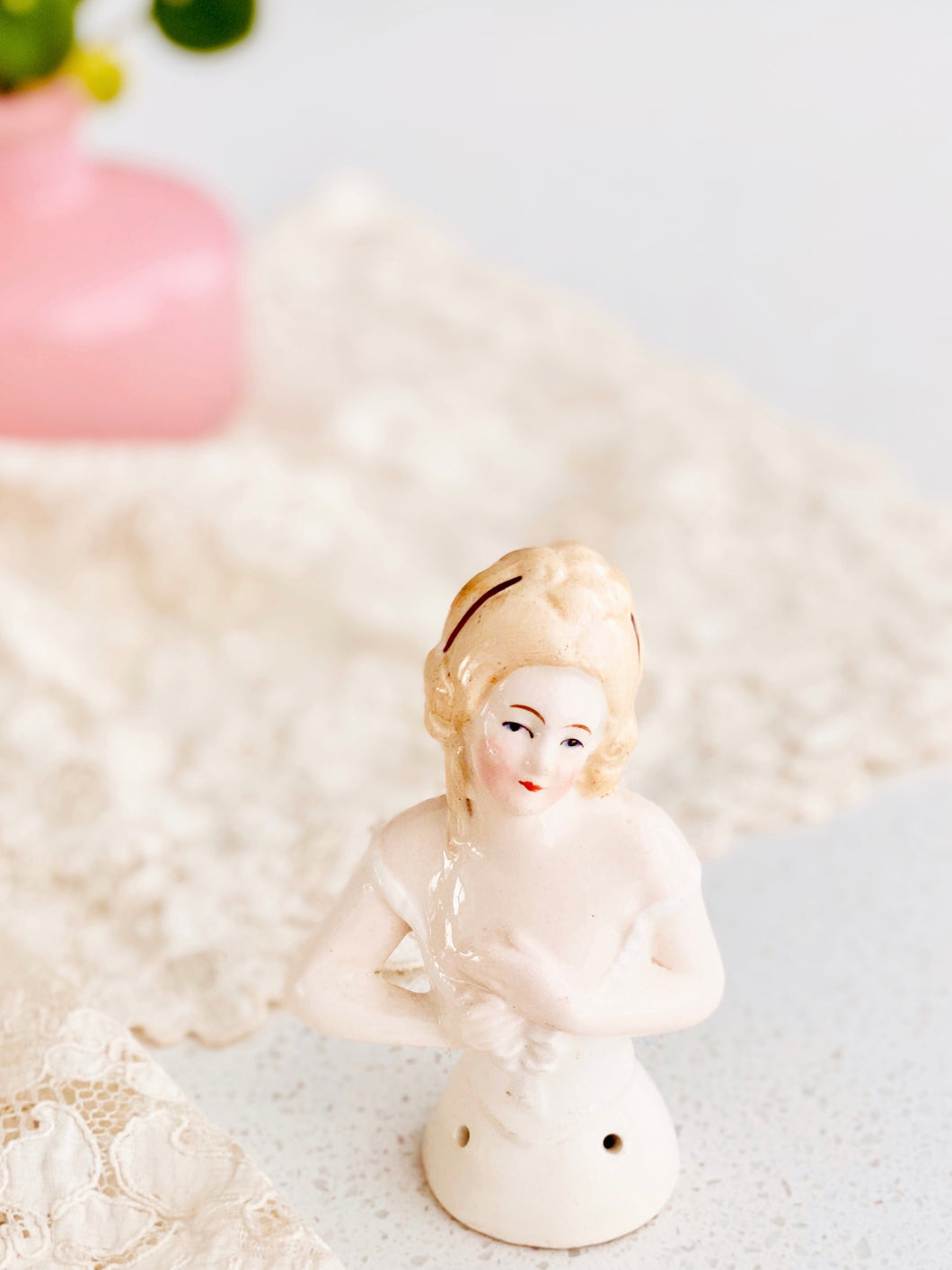 Vintage German porcelain doll