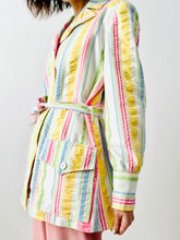 Load image into Gallery viewer, Vintage 1970s pastel stripes jacket
