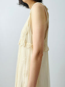 Vintage 1920s style lace dress