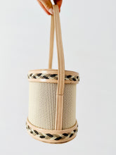 Load image into Gallery viewer, Vintage pastel pink bucket bag
