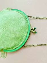 Load image into Gallery viewer, Antique 1920s pastel green beaded flapper bag
