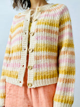 Load image into Gallery viewer, Pastel stripes cardigan/sweater
