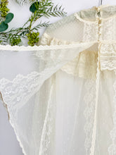 Load image into Gallery viewer, Vintage 1970s victorian style tulle lace blouse
