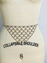 Load image into Gallery viewer, Vintage Art Deco rhinestone choker style necklace
