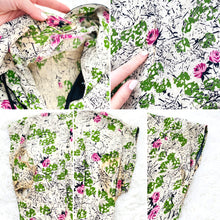 Load image into Gallery viewer, Vintage 1940s rayon floral dress As Is

