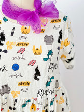 Load image into Gallery viewer, Vintage novelty print babydoll cotton top
