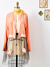 Load image into Gallery viewer, Vintage novelty tulle apron with pink elephants
