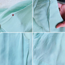 Load image into Gallery viewer, Vintage 1930s Seafoam Color Dress Set w Embroidered Flowers
