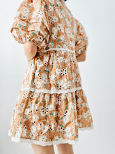 Load image into Gallery viewer, Pastel daisy floral embroidered dress
