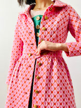 Load image into Gallery viewer, Vintage 1960s barbie pink dress coat
