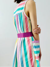 Load image into Gallery viewer, Vintage 1960s pastel stripes dress
