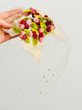 Load image into Gallery viewer, Vintage Rosebud Millinery Fascinator with Veil
