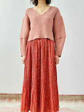 Load image into Gallery viewer, Dusty pink crinkled top
