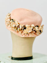 Load image into Gallery viewer, Vintage 1930s pastel pink millinery hat
