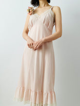 Load image into Gallery viewer, Vintage pastel pink lingerie slip
