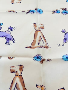 Vintage doggies novelty print bandana/ scarf
