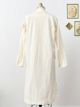 Load image into Gallery viewer, Vintage 1920s Bob Evans white cotton duster coat
