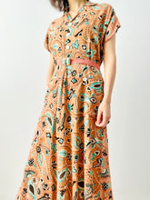 Load image into Gallery viewer, Vintage 1940s novelty print dress
