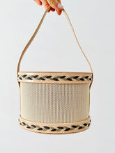 Load image into Gallery viewer, Vintage pastel pink bucket bag
