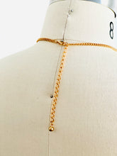 Load image into Gallery viewer, Vintage gold tone pearl necklace collar style choker
