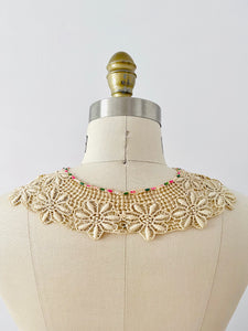 Vintage beaded collar necklace